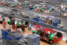 W4 - Medienzuführungssystem in einem Automobilwerk