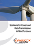 Solutions for Power and Data Transmission in Wind Turbines