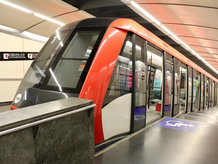 Verbindung zwischen der U-Bahn Station Paral lel und dem Berg Montjuïc