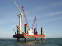 Offshore „Jack-up Vessel“ Schiffsplattform