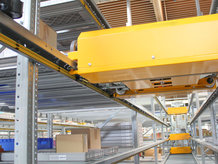 Conductor Rails are used at the Shuttle System application